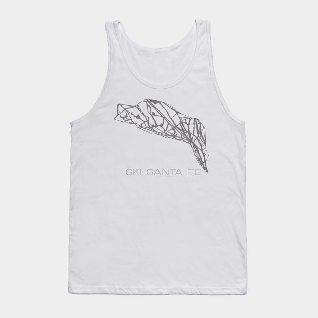 Ski Santa Fe Resort 3D Tank Top by Mapsynergy